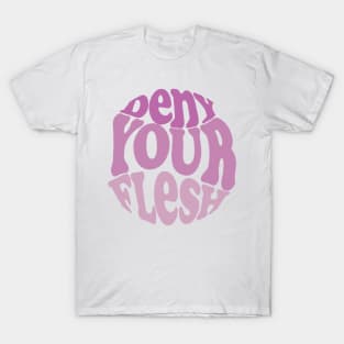 Deny Your Flesh - Lilac T-Shirt